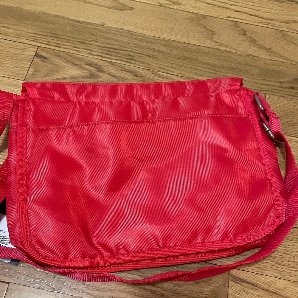 Vivienne Tam Double Happiness Red Dragon Print Nylon Crossbody Purse Bag NWT